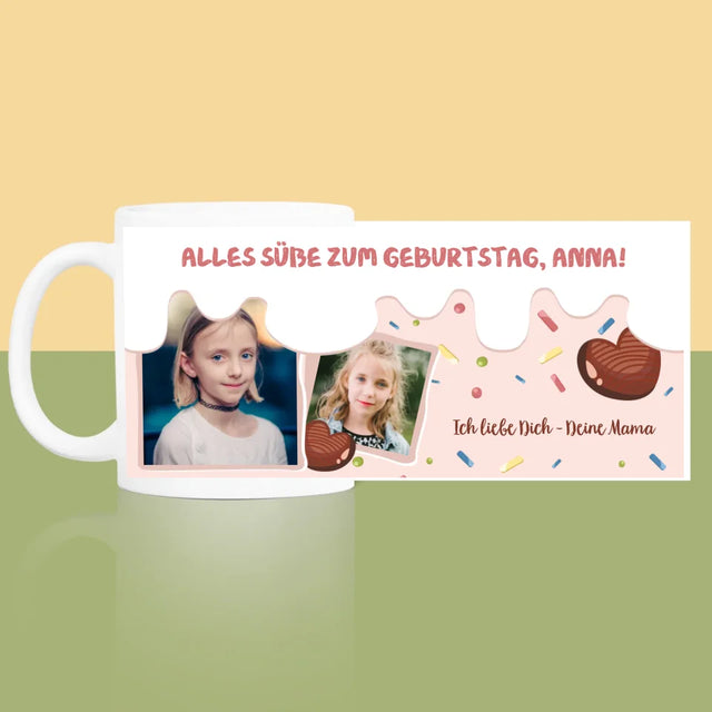 Fotocollage: Alles Süße - Tasse