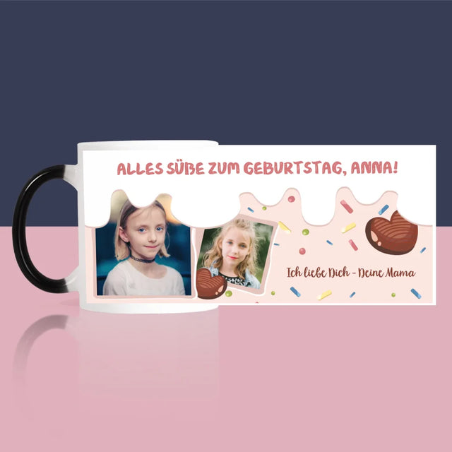 Fotocollage: Alles Süße - Tasse