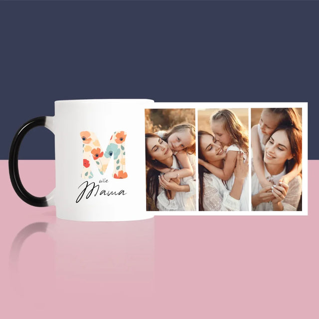 Fotocollage: M Wie Mama - Tasse