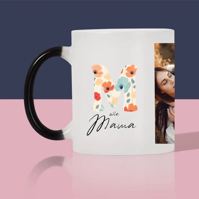 Fotocollage: M Wie Mama - Tasse