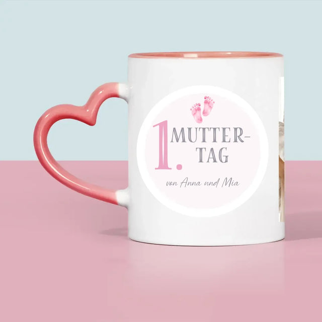 Fotocollage: Erster Muttertag - Tasse