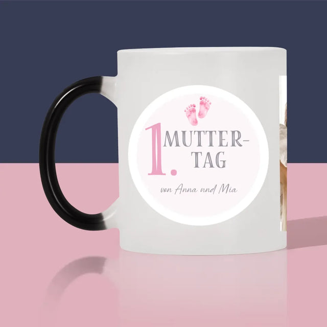 Fotocollage: Erster Muttertag - Tasse