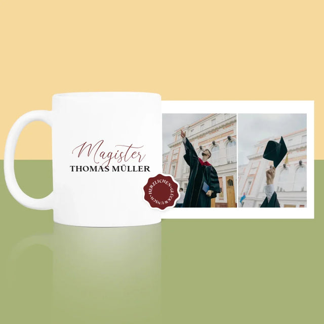 Fotocollage: Magister - Tasse