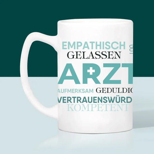 Fotocollage: Arzt Eigenschaften - Tasse