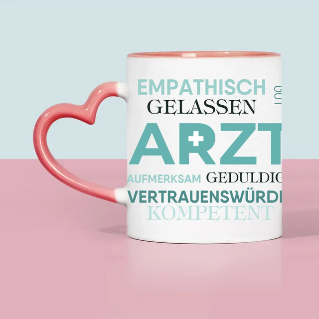 Fotocollage: Arzt Eigenschaften - Tasse