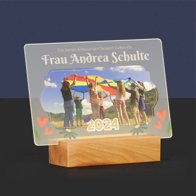 Foto Und Unterschrift: Beste Klasse - Druck Auf Acrylglas