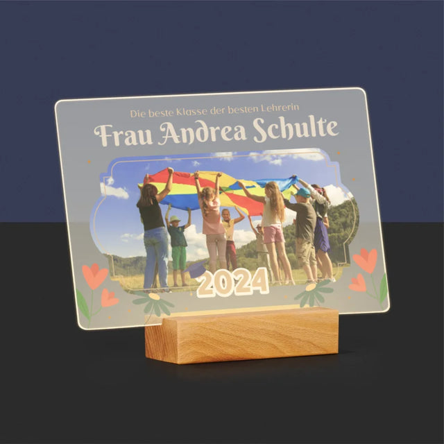 Foto Und Unterschrift: Beste Klasse - Druck Auf Acrylglas