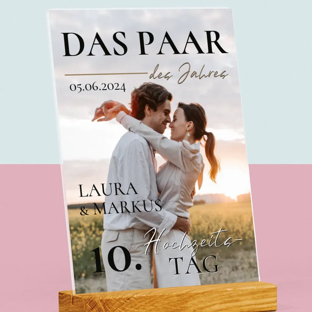Magazin-Cover: Das Paar Des Jahres - Druck Auf Acrylglas
