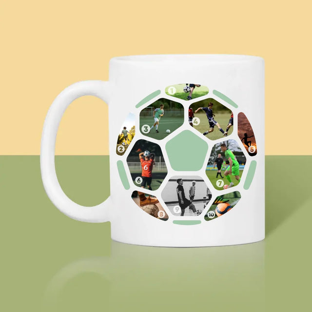 Fotocollage: Fußball - Tasse