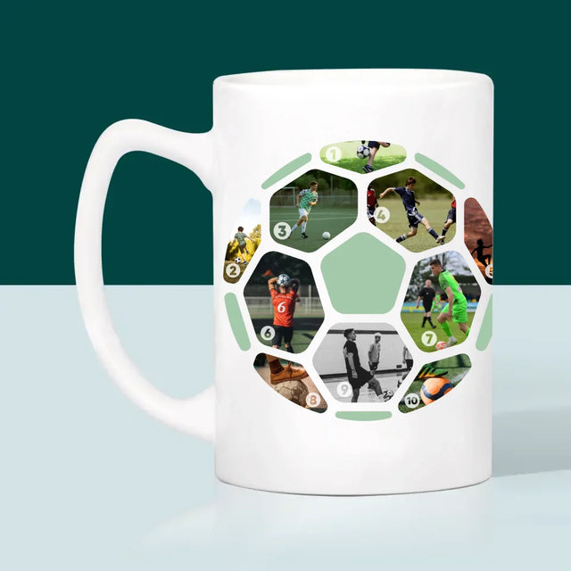 Fotocollage: Fußball - Tasse