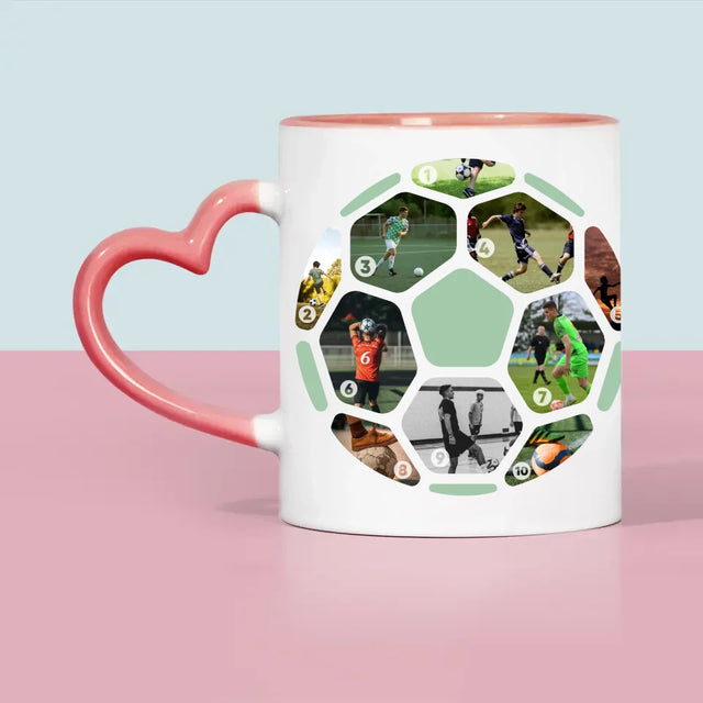 Fotocollage: Fußball - Tasse