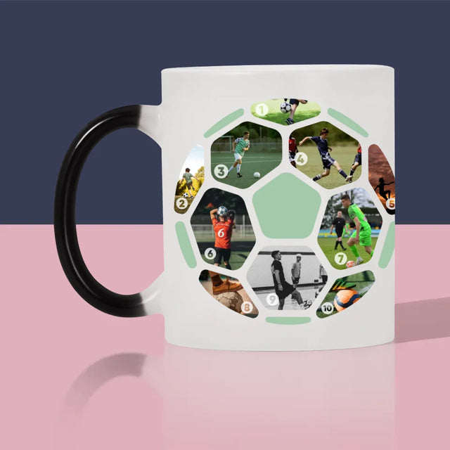 Fotocollage: Fußball - Tasse