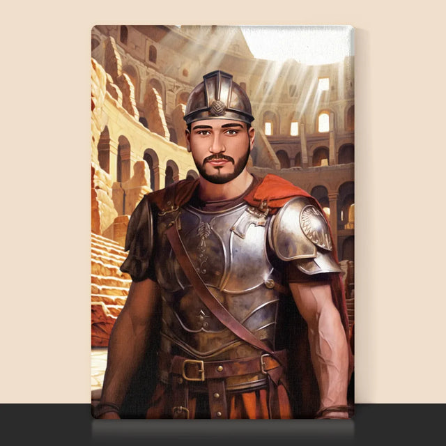 Königsporträt: Gladiator - Druck Mit Rahmen 30X40