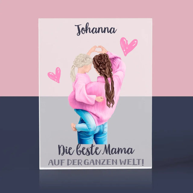 Avatar Creator: Beste Mama Auf Der Welt - Acrylblock