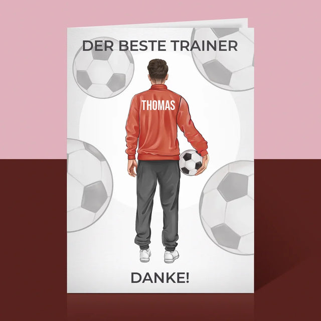 Avatar Creator: Bester Trainer - Glückwunschkarte