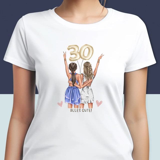 Avatar Creator: Freundinnen 30. Geburtstag - T-Shirt Für Damen