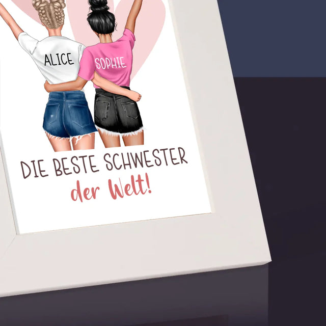 Avatar Creator: Beste Schwester Der Welt - Bilderrahmen