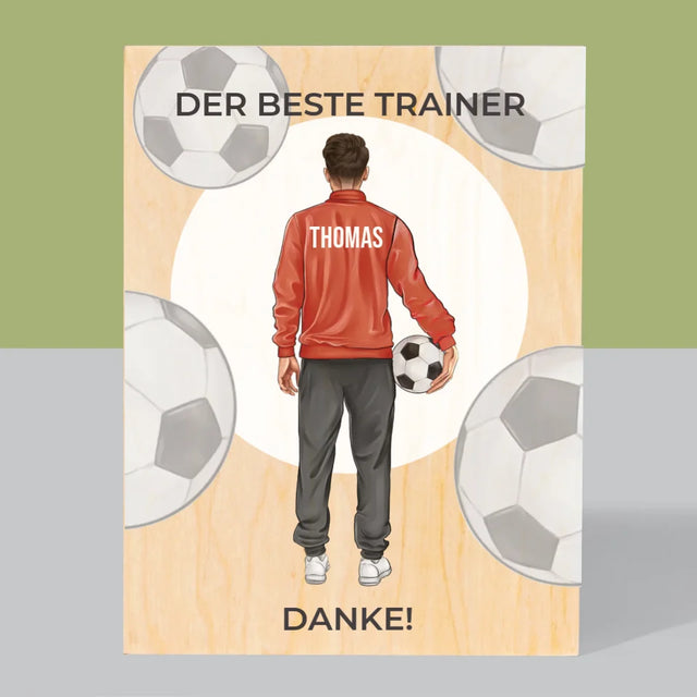 Avatar Creator: Bester Trainer - Druck Auf Holz