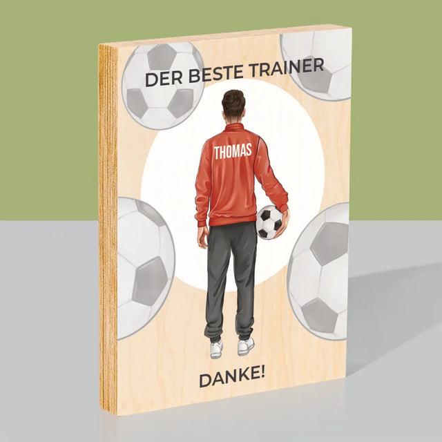 Avatar Creator: Bester Trainer - Druck Auf Holz