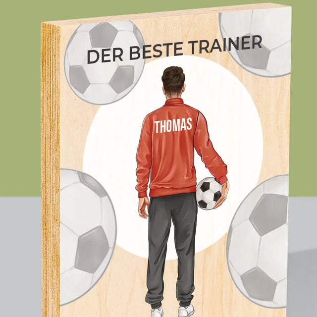 Avatar Creator: Bester Trainer - Druck Auf Holz