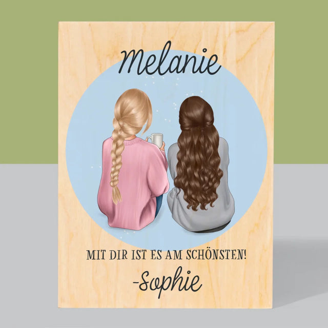 Avatar Creator: Freundinnen - Druck Auf Holz