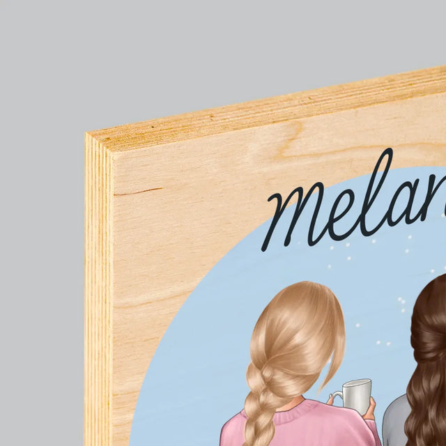 Avatar Creator: Freundinnen - Druck Auf Holz