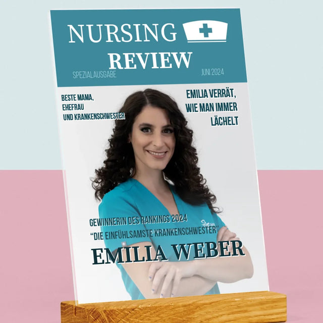 Magazin-Cover: Nursing Review - Druck Auf Acrylglas