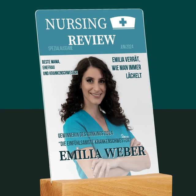 Magazin-Cover: Nursing Review - Druck Auf Acrylglas