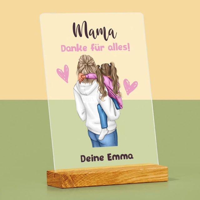 Avatar Creator: Mama Mit Kind - Druck Auf Acrylglas