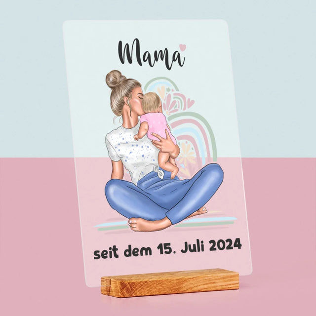 Avatar Creator: Junge Mama - Druck Auf Acrylglas