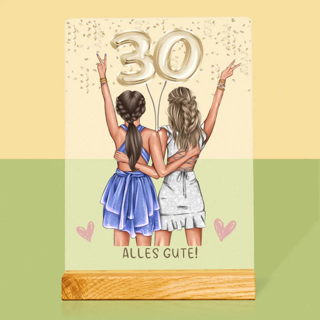 Avatar Creator: Freundinnen 30. Geburtstag - Druck Auf Acrylglas