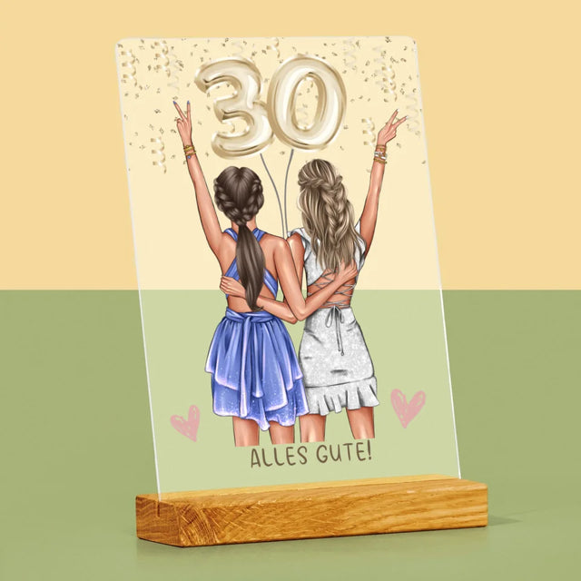 Avatar Creator: Freundinnen 30. Geburtstag - Druck Auf Acrylglas