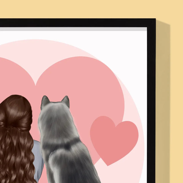 Avatar Creator: Hundefreund - Druck Mit Rahmen 30X40