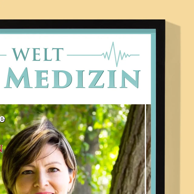 Magazin-Cover: Welt Der Medizin - Druck Mit Rahmen 30X40