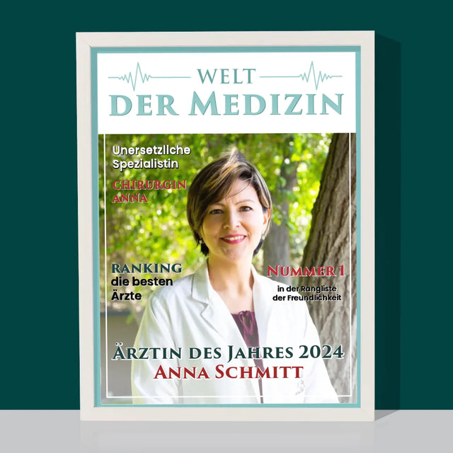 Magazin-Cover: Welt Der Medizin - Druck Mit Rahmen 30X40