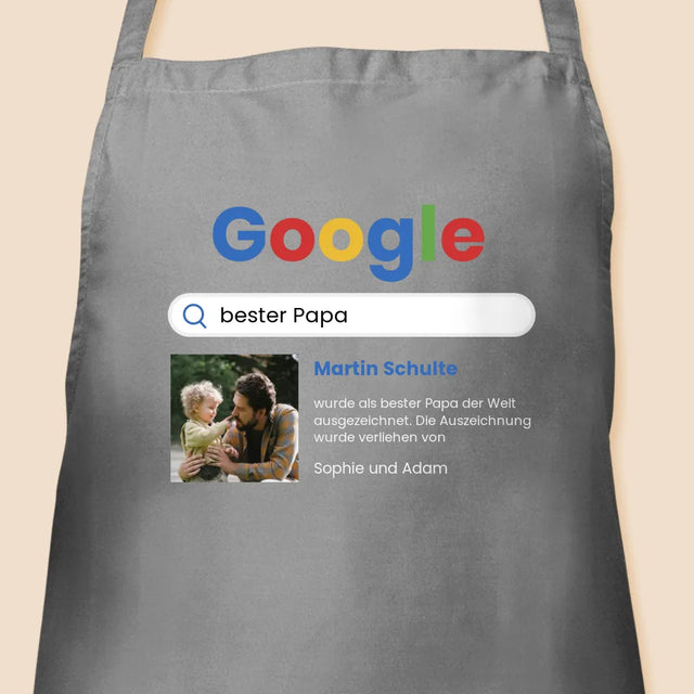 Foto Und Unterschrift: Bester Papa Google-Suche - Schürze