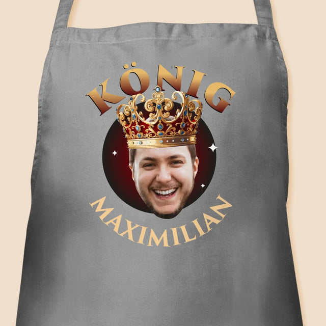 Foto Und Unterschrift: König Foto - Schürze
