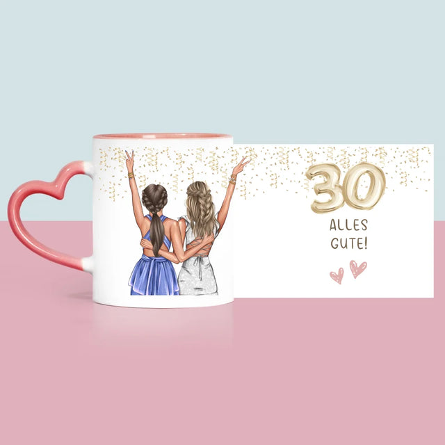 Avatar Creator: Freundinnen 30. Geburtstag - Tasse