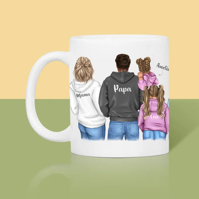 Avatar Creator: Familie Mit Kindern - Tasse