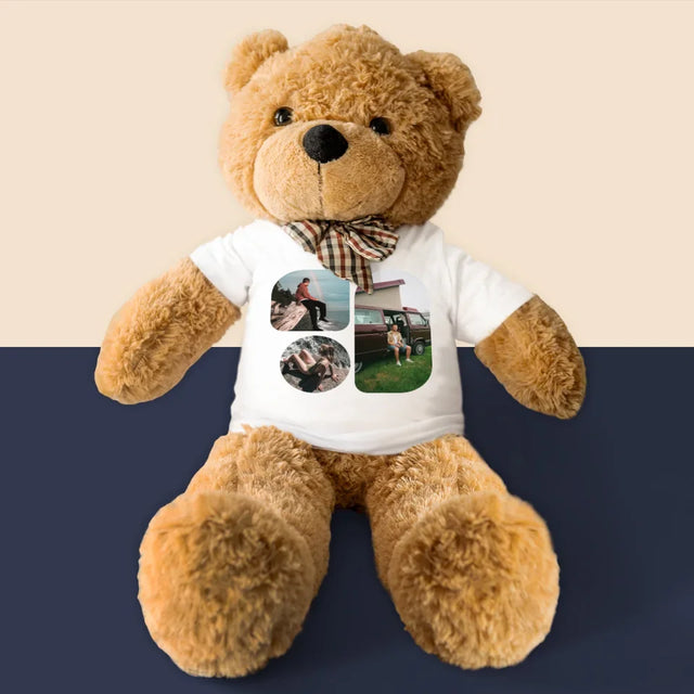 Fotocollage: Formen - Teddybär 90 Cm