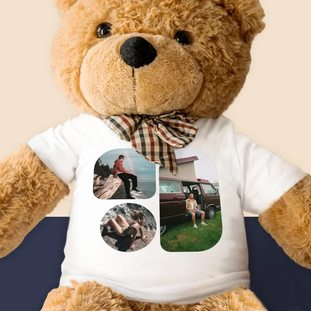 Fotocollage: Formen - Teddybär 90 Cm