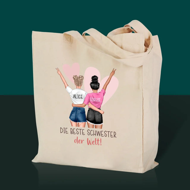 Avatar Creator: Beste Schwester Der Welt - Stofftasche