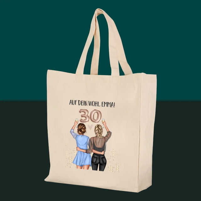 Avatar Creator: Auf Dein Wohl 30 - Stofftasche