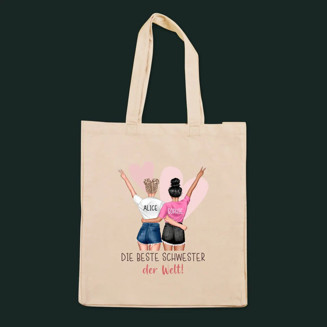 Avatar Creator: Beste Schwester Der Welt - Stofftasche