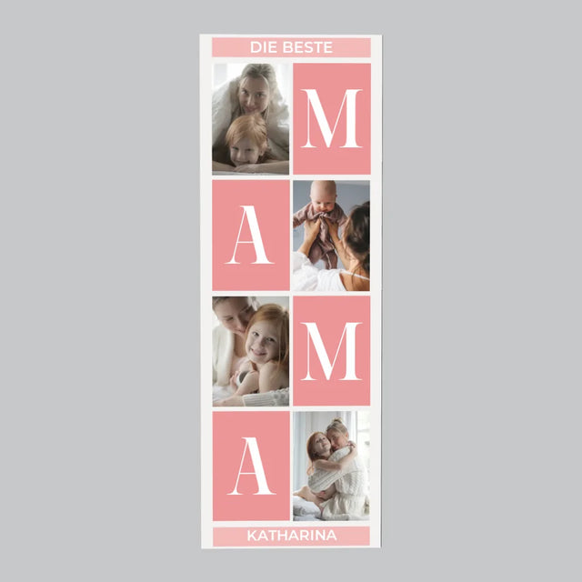 Fotocollage: Beste Mama Collage - Kühlschrankmagnet