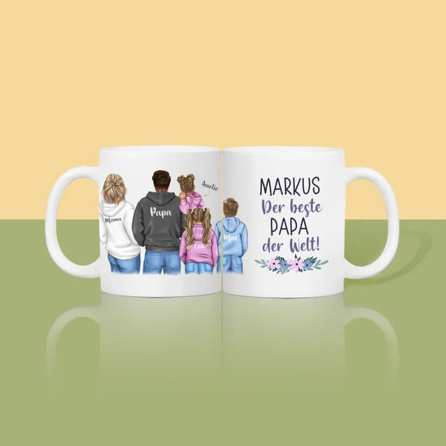 Avatar Creator: Familie Mit Kindern - Tasse