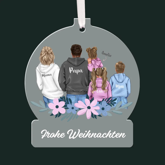 Avatar Creator: Familie Mit Kindern - Weihnachtskugel Ball