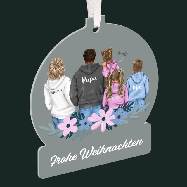 Avatar Creator: Familie Mit Kindern - Weihnachtskugel Ball