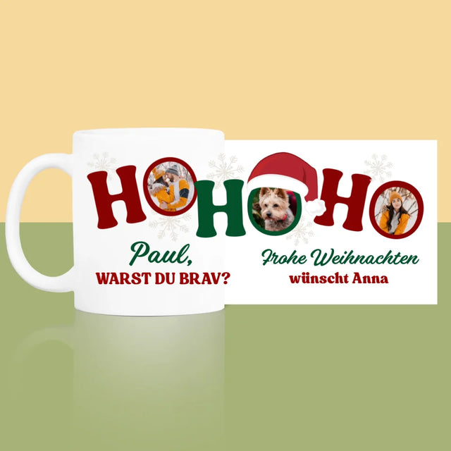 Fotocollage: Ho Ho Ho - Tasse