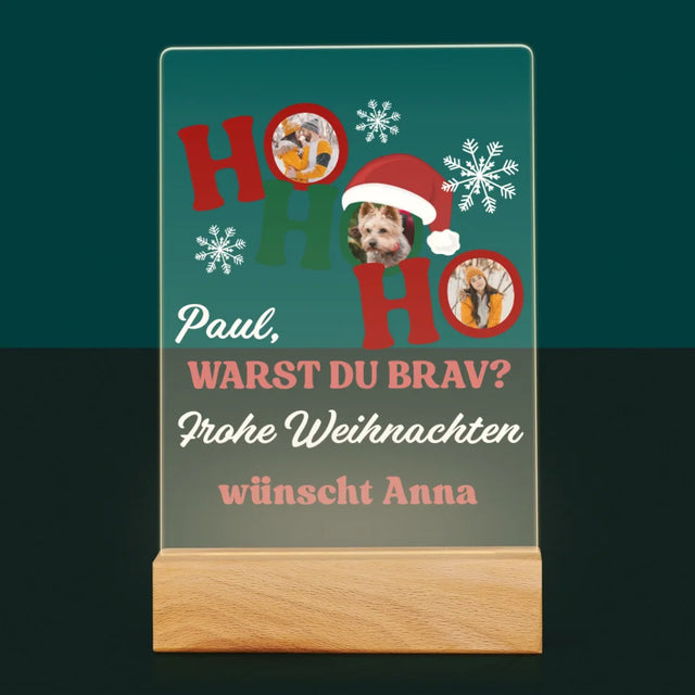 Fotocollage: Ho Ho Ho - Druck Auf Acrylglas